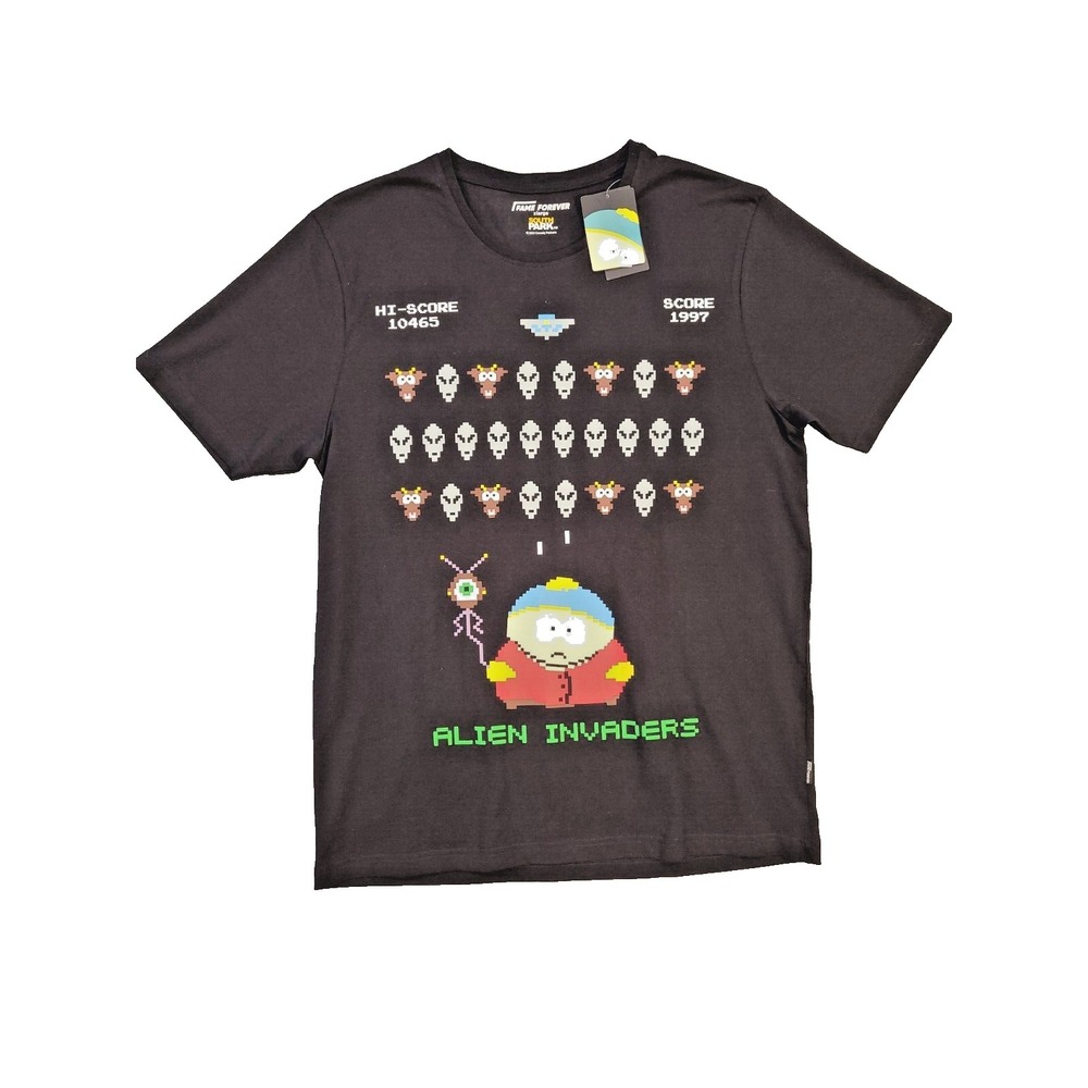 South Park‎ Cartman T-shirt Men's XL Black With Graphics New